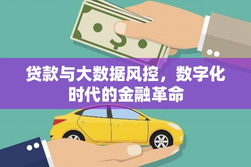 卧龙贷款与大数据风控，数字化时代的金融革命
