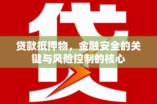 卧龙贷款抵押物，金融安全的关键与风险控制的核心