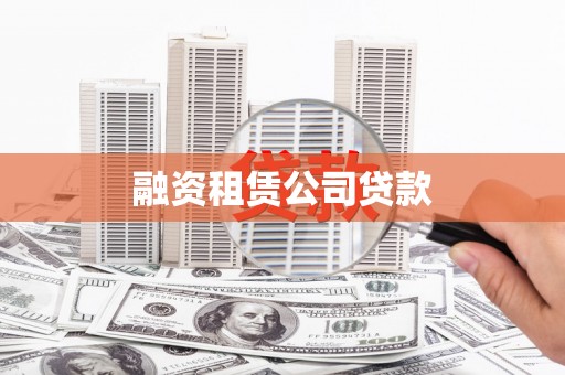 卧龙融资租赁公司贷款