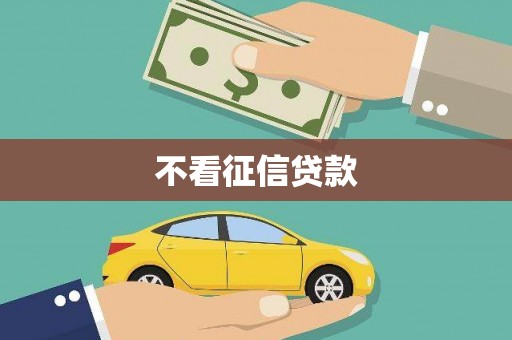 卧龙不看征信贷款