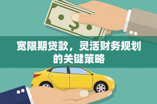 卧龙宽限期贷款，灵活财务规划的关键策略
