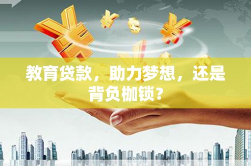 卧龙教育贷款，助力梦想，还是背负枷锁？