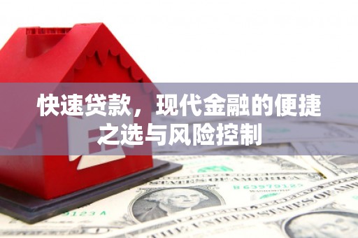 卧龙快速贷款，现代金融的便捷之选与风险控制
