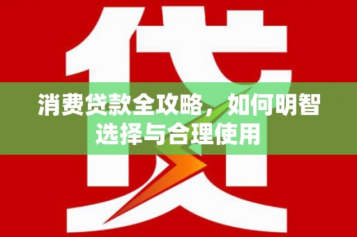 卧龙消费贷款全攻略，如何明智选择与合理使用