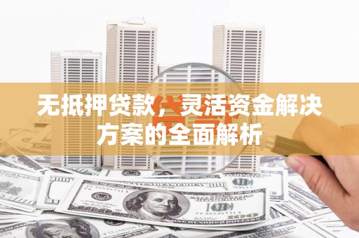 卧龙无抵押贷款，灵活资金解决方案的全面解析
