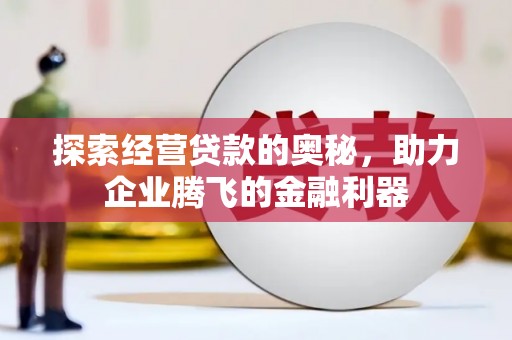 卧龙探索经营贷款的奥秘，助力企业腾飞的金融利器