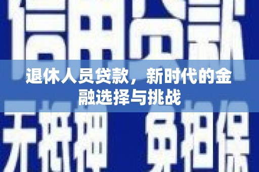 卧龙退休人员贷款，新时代的金融选择与挑战