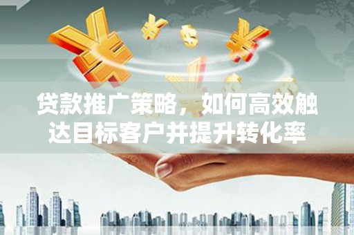 卧龙贷款推广策略，如何高效触达目标客户并提升转化率