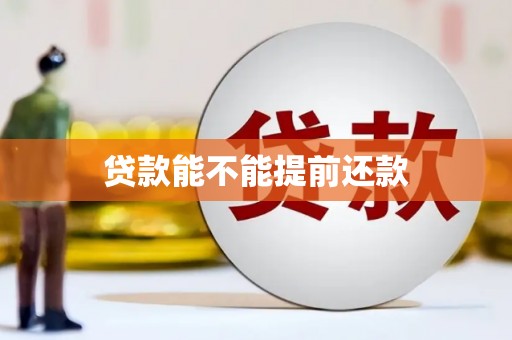 卧龙贷款能不能提前还款