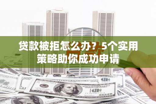 卧龙贷款被拒怎么办？5个实用策略助你成功申请