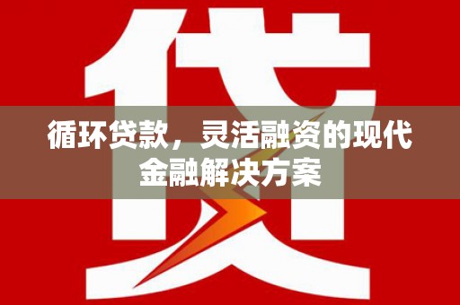 卧龙循环贷款，灵活融资的现代金融解决方案