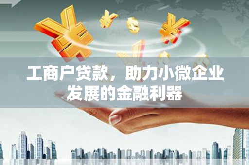 卧龙工商户贷款，助力小微企业发展的金融利器