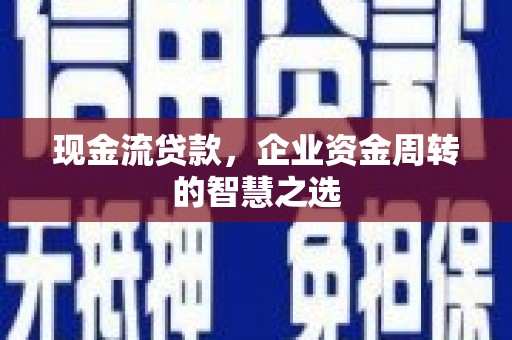 卧龙现金流贷款，企业资金周转的智慧之选