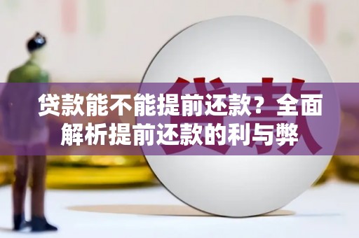 卧龙贷款能不能提前还款？全面解析提前还款的利与弊