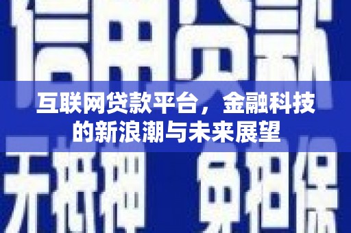 卧龙互联网贷款平台，金融科技的新浪潮与未来展望