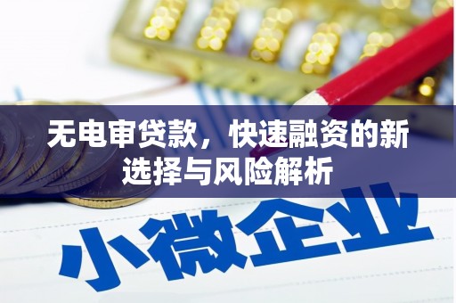 卧龙无电审贷款，快速融资的新选择与风险解析