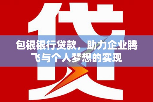 卧龙包银银行贷款，助力企业腾飞与个人梦想的实现