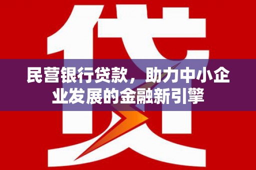 卧龙民营银行贷款，助力中小企业发展的金融新引擎