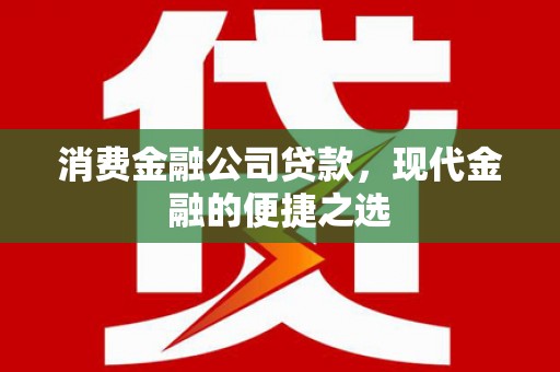 卧龙消费金融公司贷款，现代金融的便捷之选