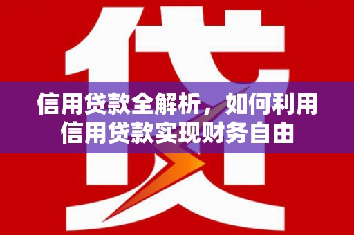 卧龙信用贷款全解析，如何利用信用贷款实现财务自由