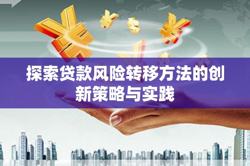 卧龙探索贷款风险转移方法的创新策略与实践